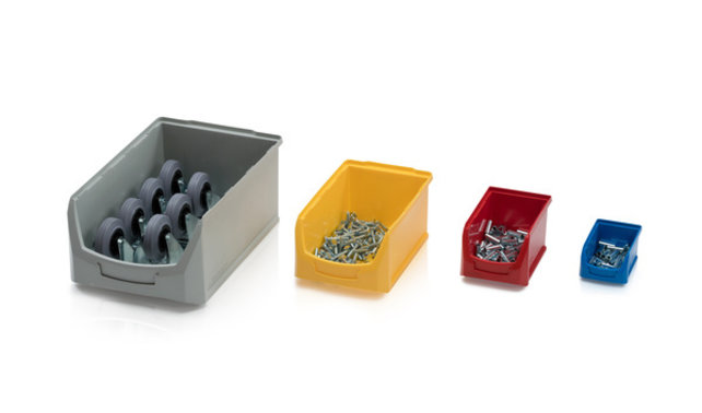 Storage bin A gray - 16 x 10.4 x 7.5 cm