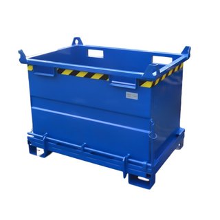 750 L Klappbodenbehälter mit Kranösen für Gabelstapler und Kran