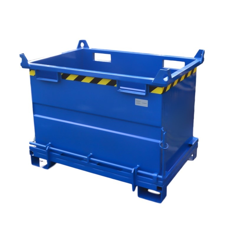 eb’s CONTAINER WHEEL & TOTE BAG Chip Container 1000L Lifting Eyes Hinged Bottom Container BB