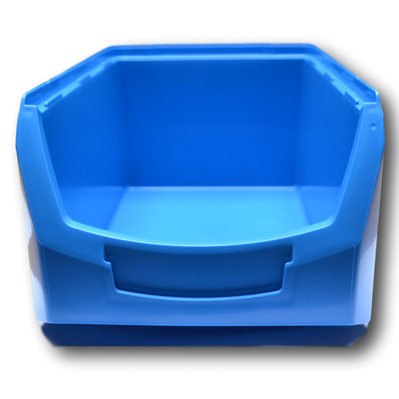bac à bec plastique 160x100x75 mm, 1L bleu