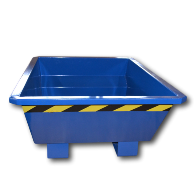 Benne basculante hauteur réduite 150L chariot élévateur Benne basculante hauteur réduite 150L chariot élévateur