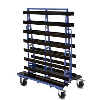 Plates Trolley double side loading  extra wide plateau of 40 cm