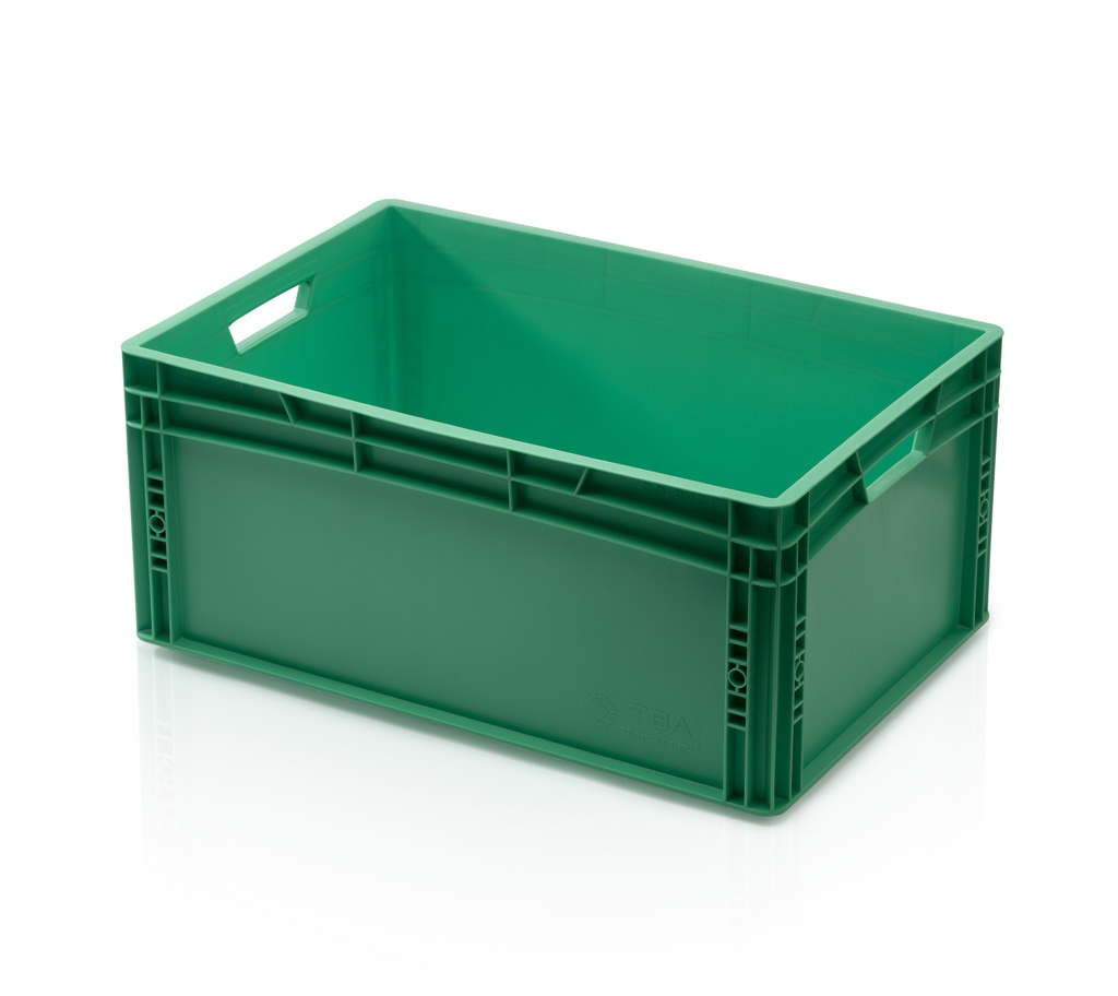 1 bac de rangement plastique vert l.34.2 x P.44.4 x H.24.2 cm, 32