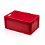 SalesBridges Bac de rangement  60x40x27 cm en plastique Rouge