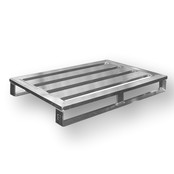 Aluminium Pallet euronorm 800x1200 mm Höhe 150 mm Tragfähigkeit 1000kg