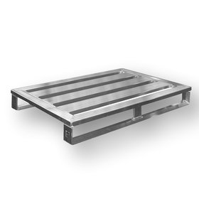 Aluminium Pallet euronorm 800x1200x150mm 1000kg TÜV
