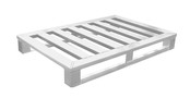 Aluminium Pallet euronorm 800x1200 x150 mm Tragfähigkeit 1200kg