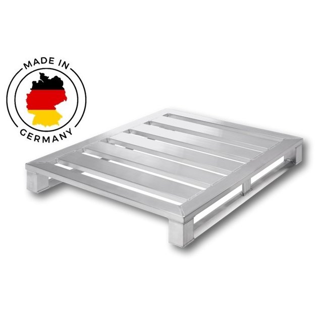 Aluminium Pallet 1000x1200 x150 mm Tragfähigkeit 1200kg