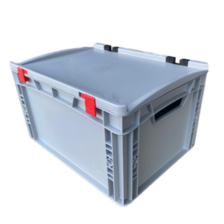 SalesBridges Eurobox Universal 60x40x22 cm open handle Euro container KTL  box stackable