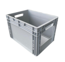 Plastic Kratten  40x30x27 cm met grijpopening Eurobox  container Stapelbak