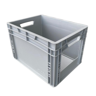 Plastic Kratten  40x30x27 cm met grijpopening Eurobox  container Stapelbak