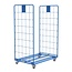 SalesBridges Maxi Stahl Rollcontainer 2 Seitenwände mit poedercoating demonteerbaar (H) 1800 mm