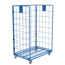 Maxi Stalen Rolcontainer 3 heks met poedercoating demonteerbaar (H) 1800 mm