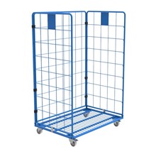 Maxi Stahl Rollcontainer 3 Seitenwände mit poedercoating demonteerbaar (H) 1800 mm