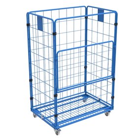 Maxi Stahl Rollcontainer 4 Seitenwände mit poedercoating insteekhekken (H) 1800 mm