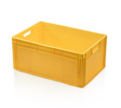 Eurokrat Universeel  60x40x27 geel Euronorm Bakken Eurobox KLT box Eurokrat Universeel  60x40x27 geel Euronorm Bakken Eurobox KLT box