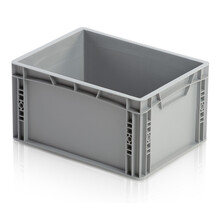 Bac de rangement  40x30x22 cm en plastique Eurobox - Fermé