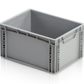 Eurokrat 40x30x22 Eurobox Stapelbak Plastic Bakken  Dicht
