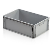 Eurokrat Universeel 60x40x22 Euronorm Bakken Eurobox Stapelbak Dicht handvat Eurokrat Universeel 60x40x22 Euronorm Bakken Eurobox Stapelbak Dicht handvat