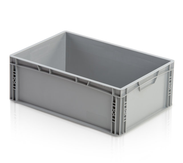 Eurokrat Universeel 60x40x22 Euronorm Bakken Eurobox Stapelbak Dicht handvat Eurokrat Universeel 60x40x22 Euronorm Bakken Eurobox Stapelbak Dicht handvat