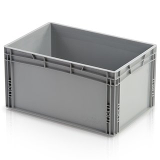 Bac de rangement  60x40x32 cm en plastique Eurobox - Fermé