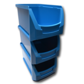 ESD Bac à bec en plastique pour magasin PP B  23x15x12.cm Noir