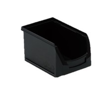 ESD Bac à bec en plastique pour magasin PP B  23x15x12.cm Noir