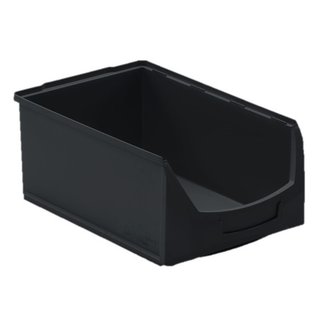 Bac à bec en plastique pour magasin PP D  51x31x20cm Noir