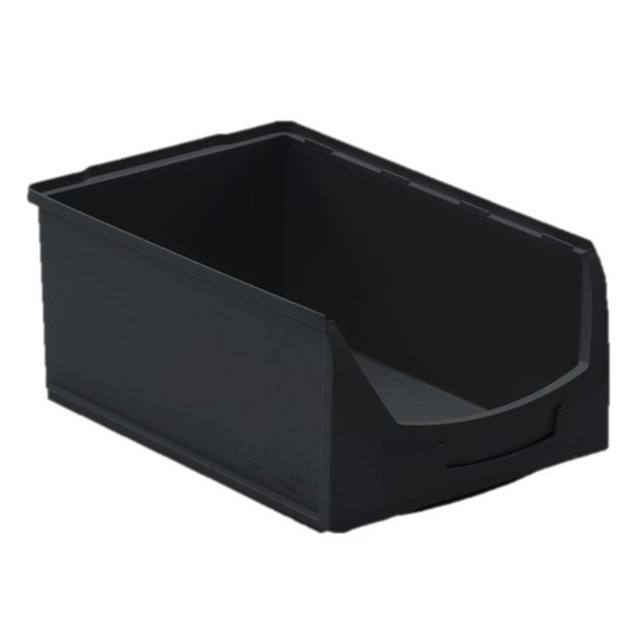 Bac de Stockage D ESD 50 x 31 x 20 cm – 24 L – Bac de Picking Conducteur Antistatique Empilable