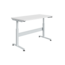 SalesBridges Ergonomische werktafel Elektrisch verstelbaar REGULOG-model 140 kg Lichtgrijs