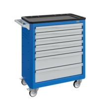 Chariot d'atelier SERVILOG avec tiroirs Bleu industriel