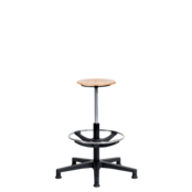 Ergonomische kruk werkkruk NATUR