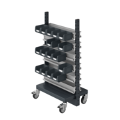 Chariot d'atelier SPR 331 Chariot de rangement avec rail a bacs a bec