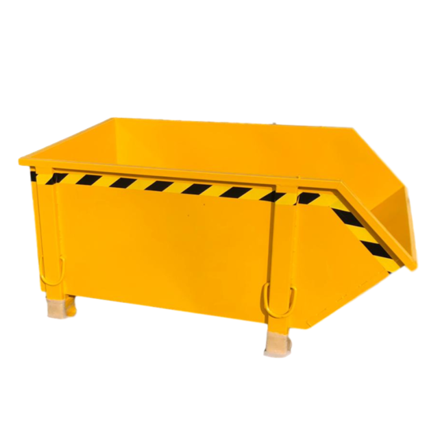 Construction container Red Debris Container Waste container for Construction 1000L 1500 kg Construction container Red Debris Container Waste container for Construction 1000L 1500 kg