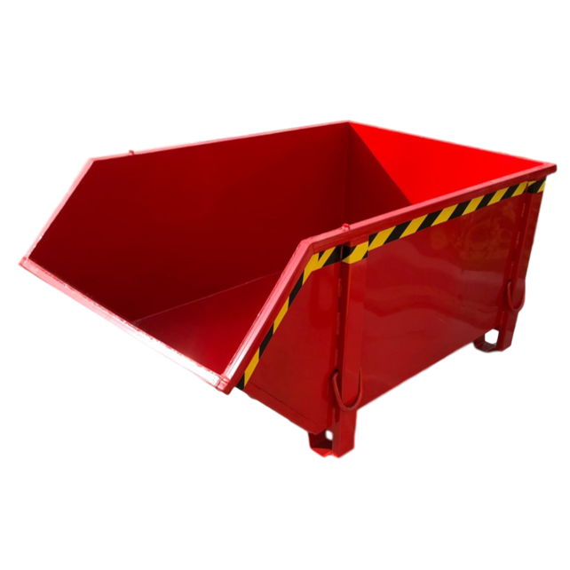 Bauschuttcontainer, weißer Bauschuttcontainer, Bauschuttcontainer, 1000 l, 1500 kg