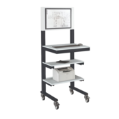 Open computerstand Antraciet