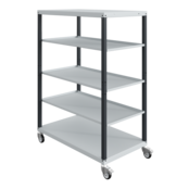 Workshop trolley CAR with trays 5 roll container