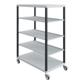 Magazinwagen CAR mit 5 legplanken Etagenwagen