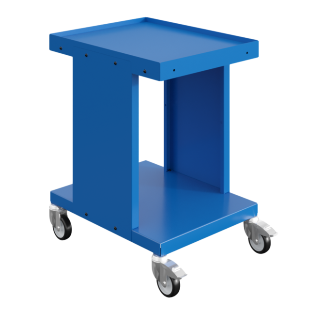 Werktrolley Werkplaatswagens Magazijnkar SV met 2 of 3 etages Industrieel Blauw Werktrolley Werkplaatswagens Magazijnkar SV met 2 of 3 etages Industrieel Blauw