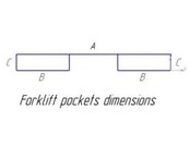 Benne en acier pour chariot à tête rotative 1000L 1000Kg VTR-modèle