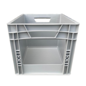 Plastic Kratten  60x40x27 cm met grijpopening Eurobox  container Stapelbak