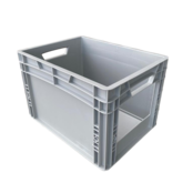 Plastic Kratten  60x40x27 cm met grijpopening Eurobox  container Stapelbak
