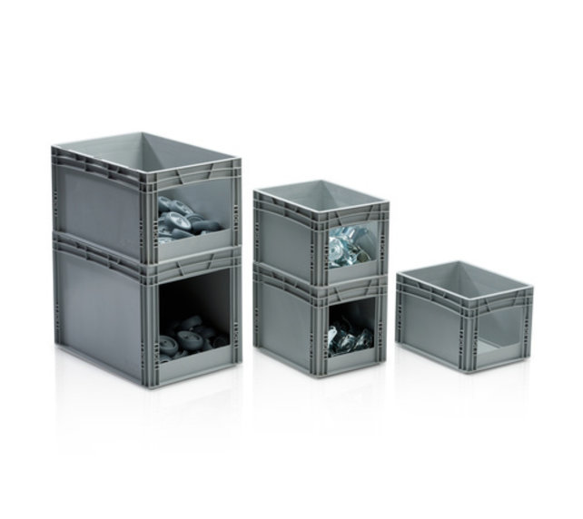 Bac de rangement 60x40x27 cm avec ouverture d'extraction