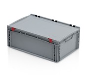 Eurokrat Universeel 60x40x23,5 cm met deksel Eurobox KLT Euronorm Bakken Superdeal Eurokrat Universeel 60x40x23,5 cm met deksel Eurobox KLT Euronorm Bakken Superdeal