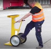 Laadbrug voor trailers vrachtwagen laadsteun 1025 mm tot 1344 mm