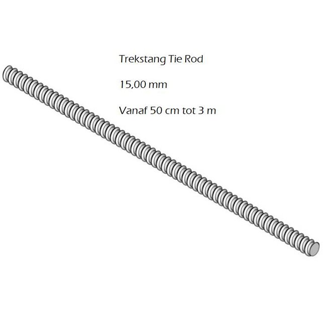 Tige d'ancrage 15mm  L 0.75m accessoire de coffrage Tige d'ancrage 15mm  L 0.75m accessoire de coffrage