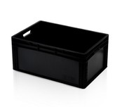 EURO crate 60x40x27 rec. black