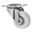 CASCOO Lenkrolle Polypropyleen Nylon weiß 80 mm Durchmesser 80 kg draagcapaciteit