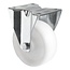 CASCOO Bockrolle Polypropyleen Nylon weiß 100 mm Durchmesser 100 kg draagcapaciteit