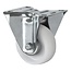 CASCOO Bockrolle Polyamide A Nylon weiß 80 mm Durchmesser 130 kg draagcapaciteit